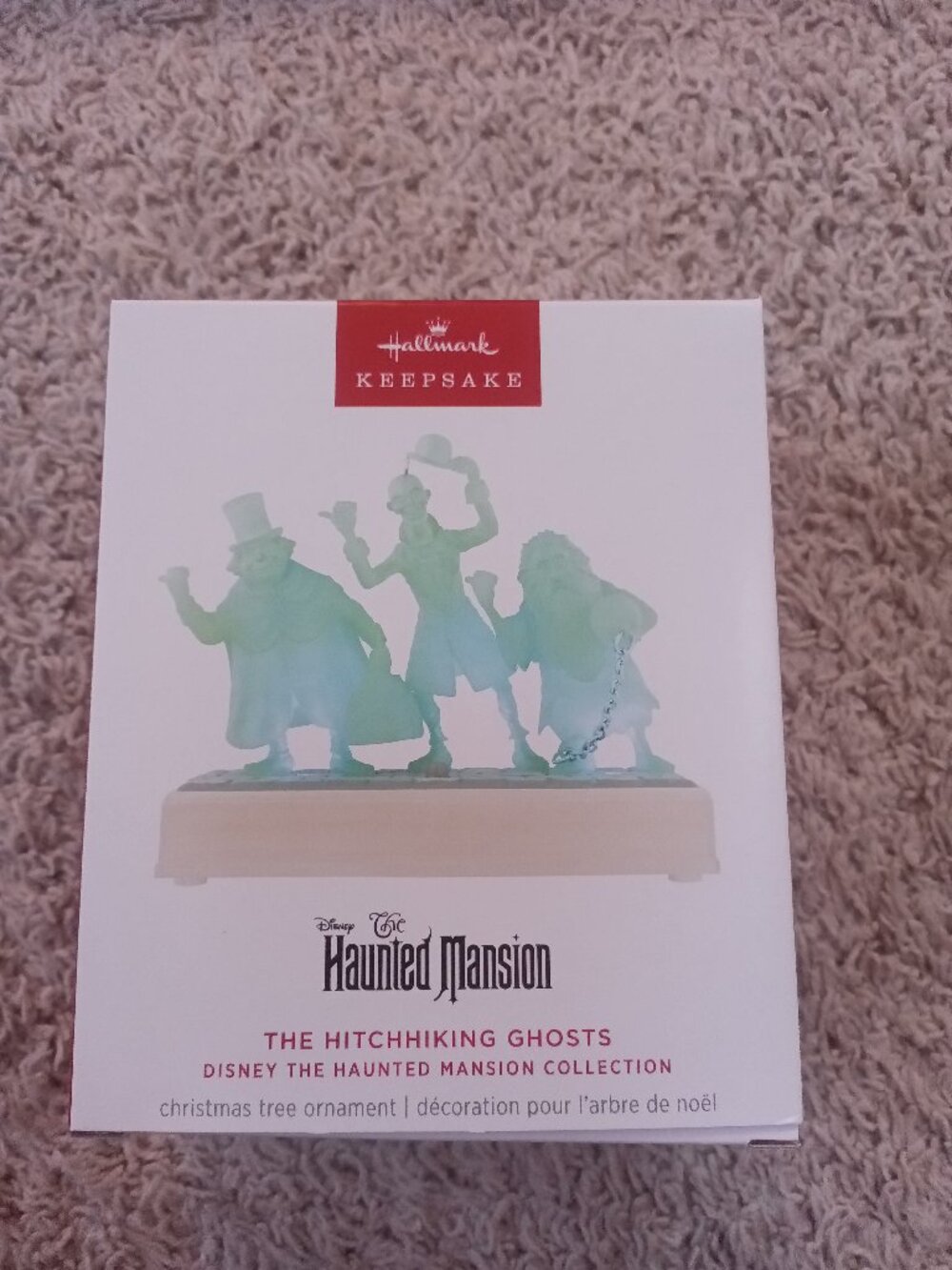 New Hallmark 2025 Hitchhiking Ghost Disney Haunted Mansion Ornament Halloween